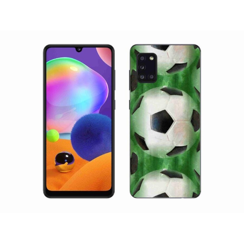 Gél borítás mmCase a mobil Samsung Galaxy A31 - focilabda