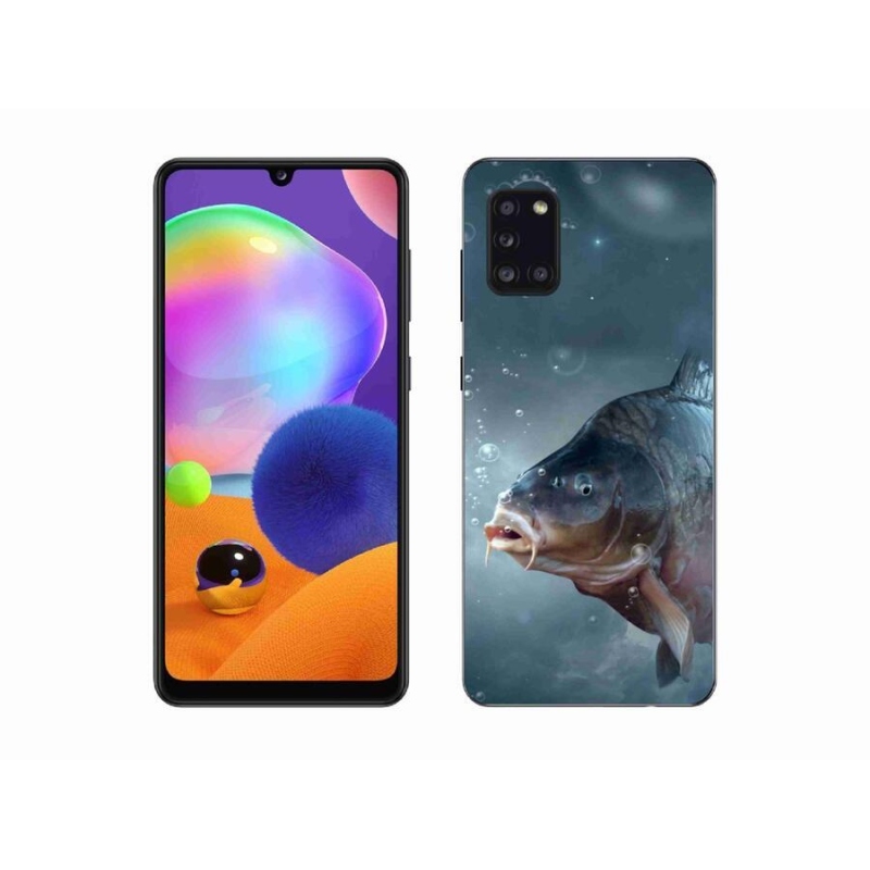 Gél borítás mmCase Samsung Galaxy A31 - ponty és buborékok