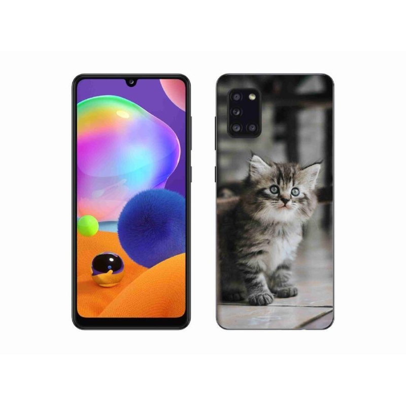 Zselés borítás mmCase Samsung Galaxy A31 készülékhez - cica