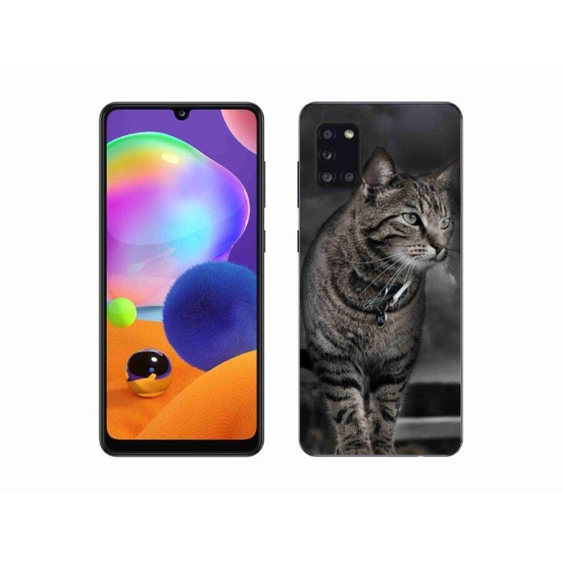 Zselés borítás mmCase Samsung Galaxy A31 - macska