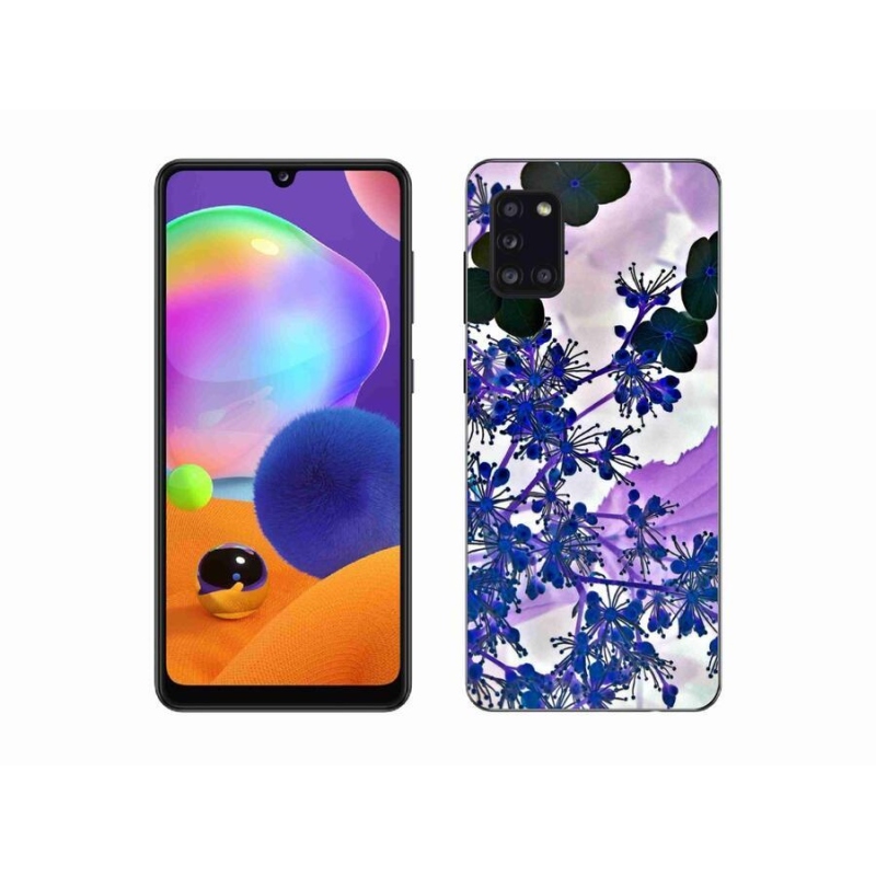 Gél borító mmCase mobiltelefonhoz Samsung Galaxy A31 - hortenzia virág