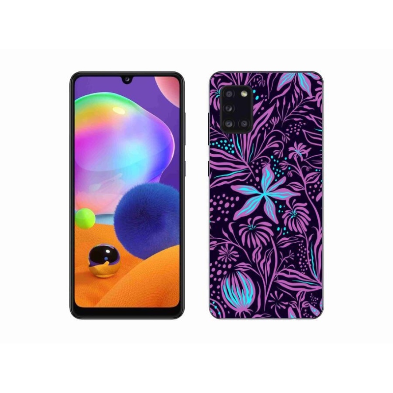 Gél védőhuzat mmCase Samsung Galaxy A31 - virágok 2