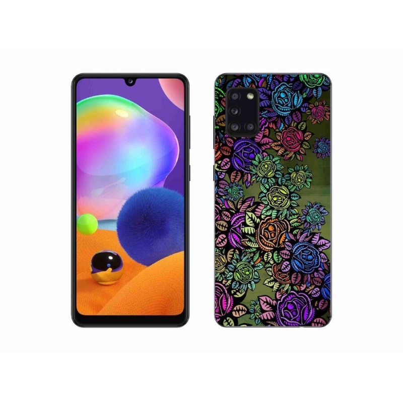 Gél borító mmCase mobil Samsung Galaxy A31 - virágok 6