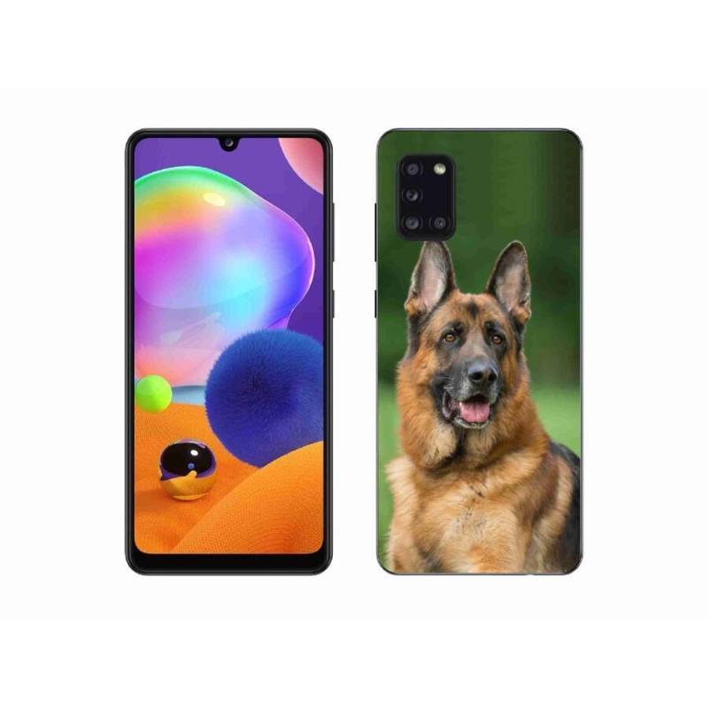 Gél borítás mmCase Samsung Galaxy A31 - Német juhászkutya számára
