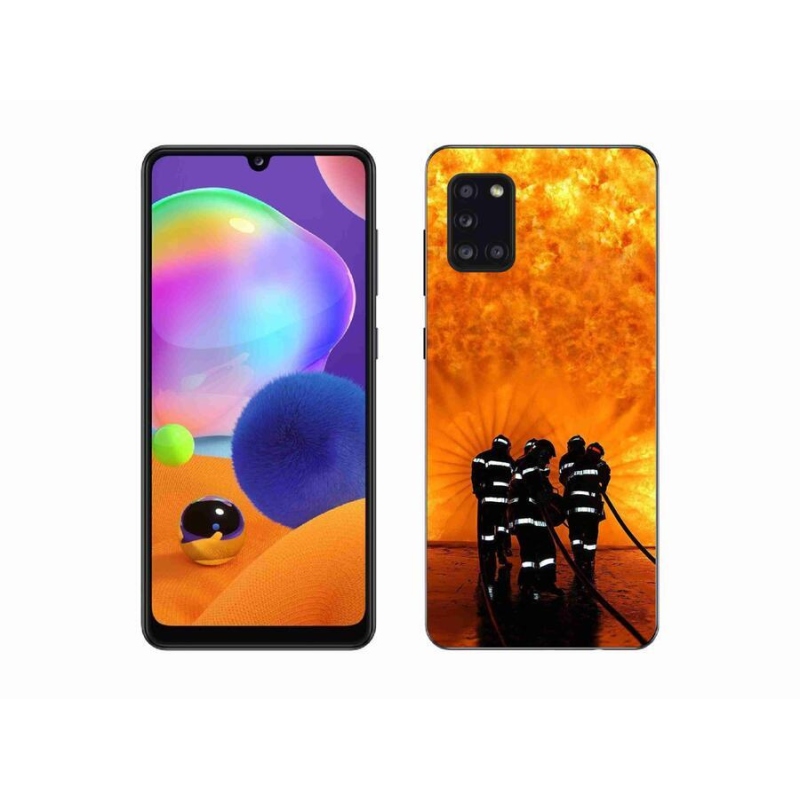 Gél borítás mmCase Samsung Galaxy A31 készülékhez - tűz