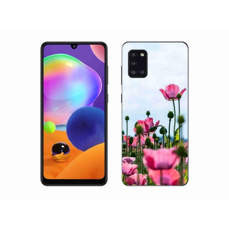 Zselés borítás mmCase Samsung Galaxy A31 készülékhez - mákos színű