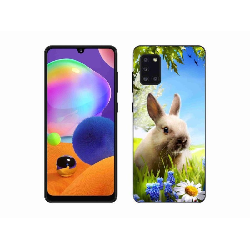 Gél védőhuzat mmCase Samsung Galaxy A31 készülékhez - nyuszi