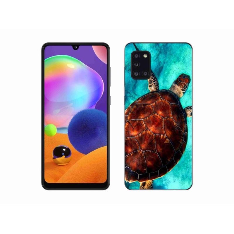 Gél védőhuzat mmCase Samsung Galaxy A31 - teknősbéka