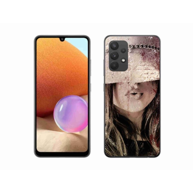 Gél borítás mmCase Samsung Galaxy A32 4G - lányhoz