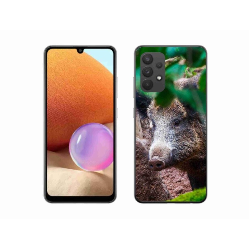 Gél borító mmCase Samsung Galaxy A32 4G - vaddisznóhoz