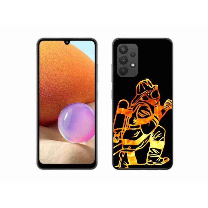 Gél borítás mmCase Samsung Galaxy A32 4G - tűzoltó 1