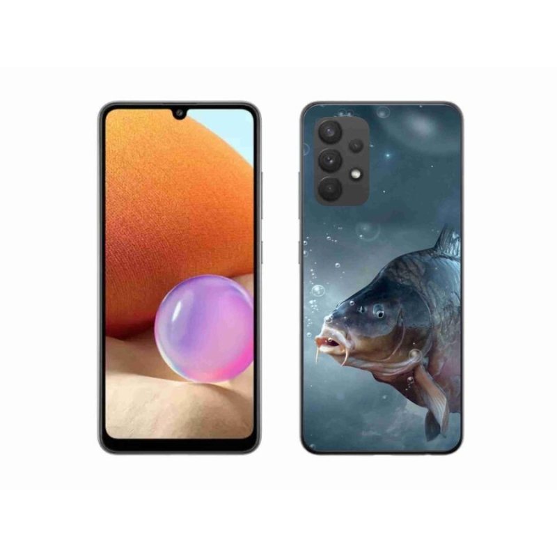 Gél borítás mmCase Samsung Galaxy A32 4G - ponty és buborékok