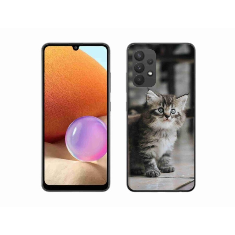 Zselés borítás mmCase Samsung Galaxy A32 4G - cica