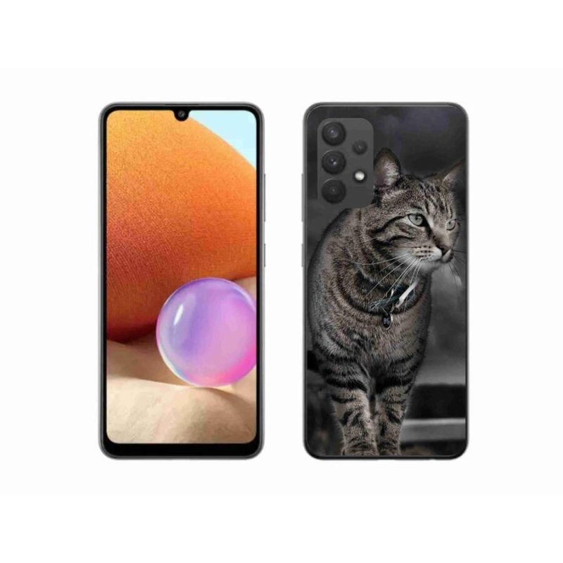 Zselés borítás mmCase Samsung Galaxy A32 4G - macska