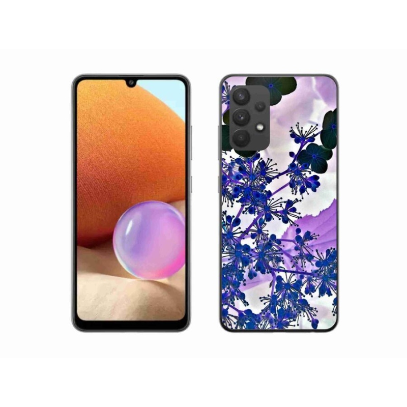 Gél borítás mmCase mobiltelefonhoz Samsung Galaxy A32 4G - hortenziavirág