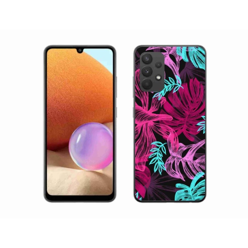 Zselés borítás mmCase Samsung Galaxy A32 4G - virágok 1