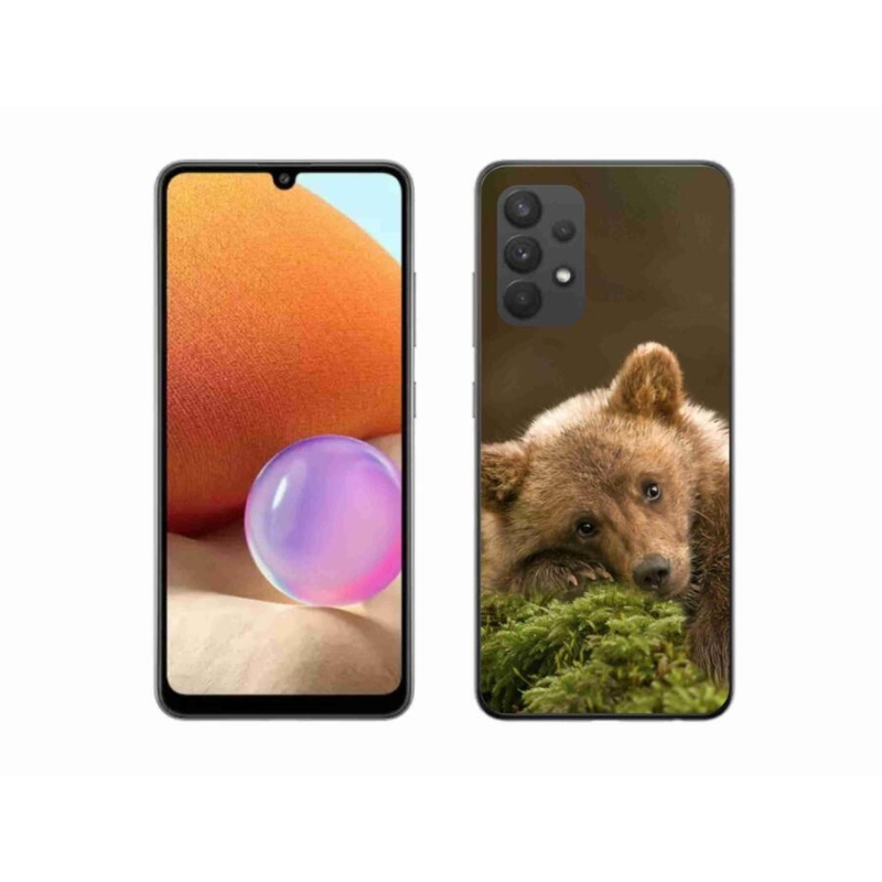 Zselés borítás mmCase Samsung Galaxy A32 4G - medve