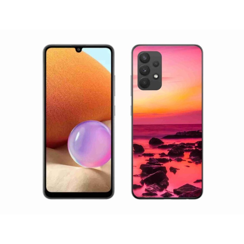 Gél borítás mmCase Samsung Galaxy A32 4G - tenger és ragyogás