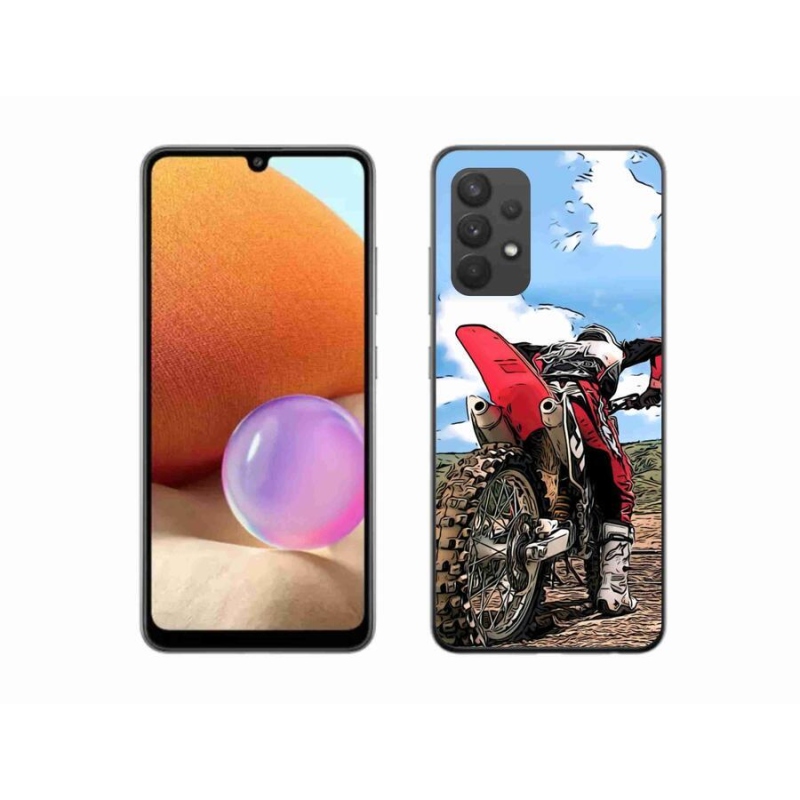Gél borítás mmCase Samsung Galaxy A32 4G - moto - Samsung Galaxy A32 4G - moto