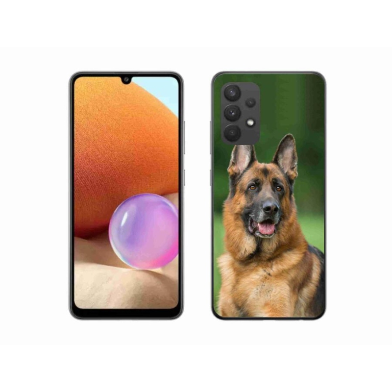 Gél borítás mmCase Samsung Galaxy A32 4G - Német juhászkutya számára