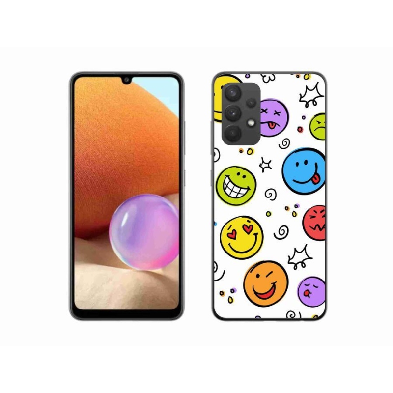 Gél borítás mmCase Samsung Galaxy A32 4G - smiley-khoz