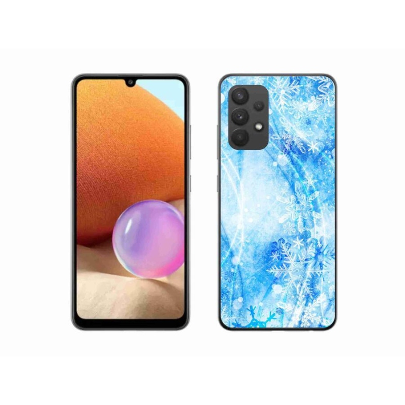 Gél borító mmCase Samsung Galaxy A32 4G - hópelyhekhez