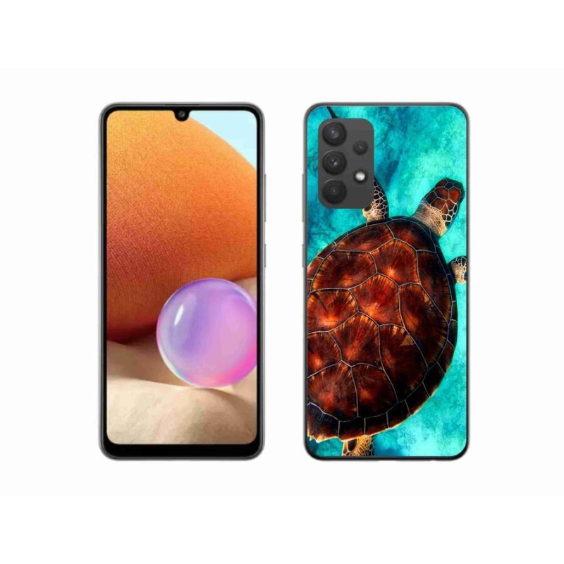 Zselés borítás mmCase Samsung Galaxy A32 4G - teknősbéka