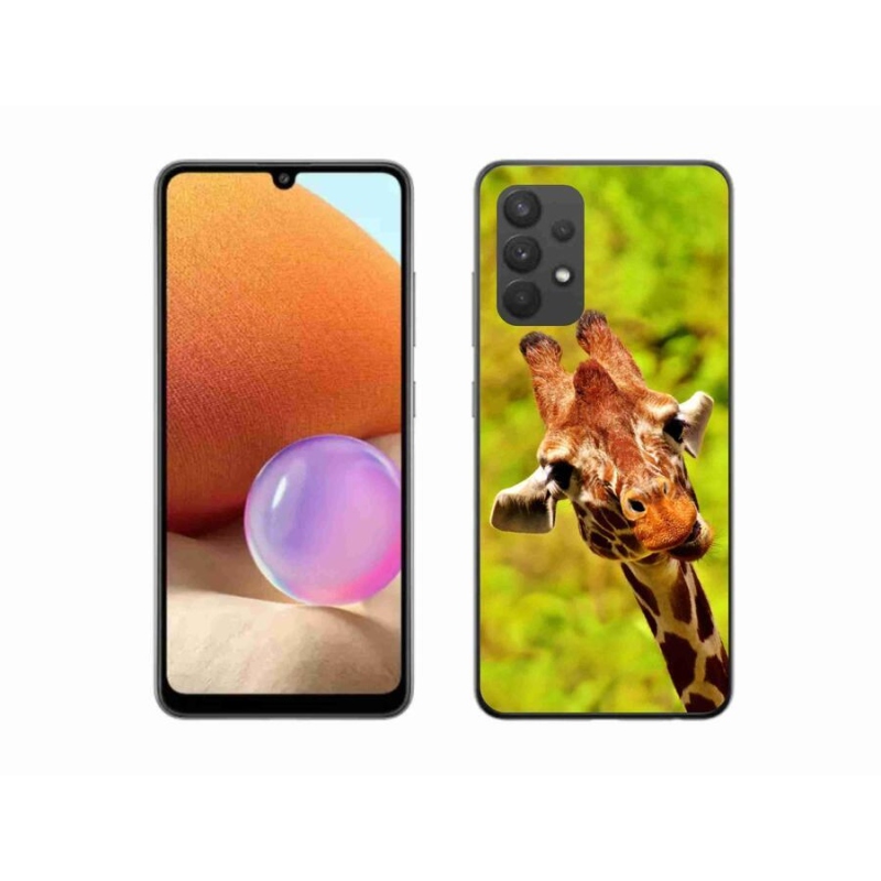 Gél védőhuzat mmCase Samsung Galaxy A32 4G - zsiráf