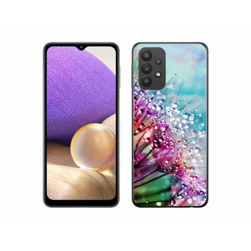 Gél borítás mmCase mobiltelefonhoz Samsung Galaxy A32 5G - színes virágok