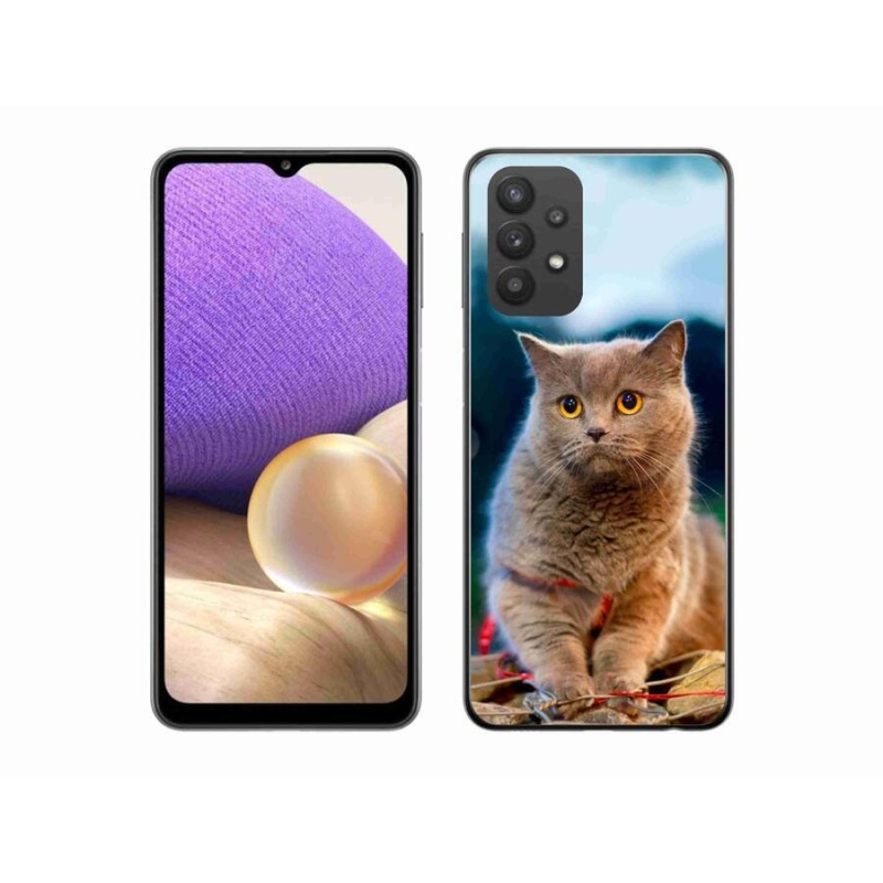 Gél védőhuzat mmCase Samsung Galaxy A32 5G - brit kék 2