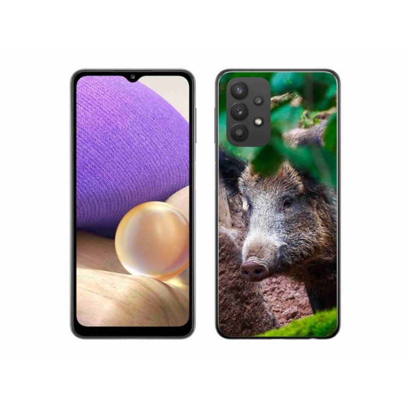 Gél borító mmCase Samsung Galaxy A32 5G - vaddisznóhoz