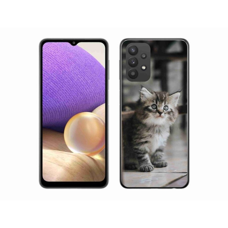 Zselés borítás mmCase Samsung Galaxy A32 5G - cica