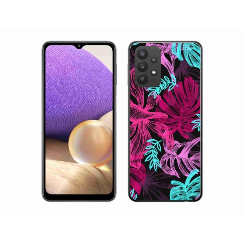 Gél védőhuzat mmCase Samsung Galaxy A32 5G - virágok 1