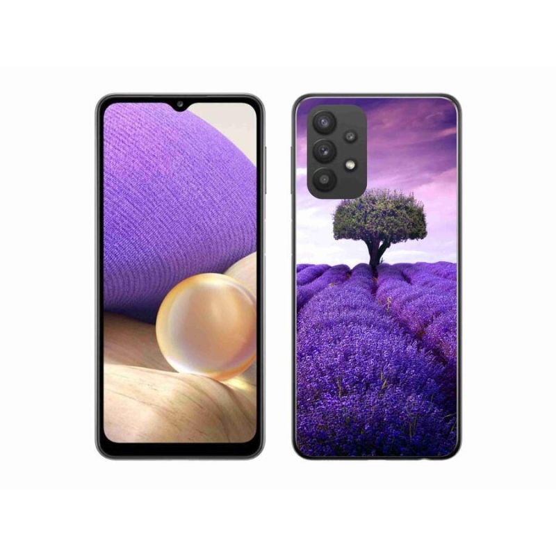 Gél védőhuzat mmCase Samsung Galaxy A32 5G - levendula rét