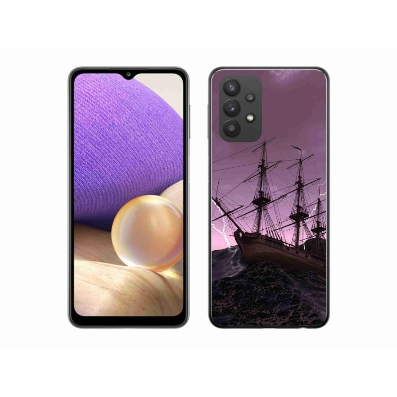 Zselés borítás mmCase Samsung Galaxy A32 5G - hajó a viharban