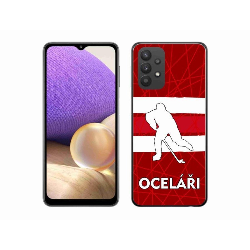 Gél védőburkolat mmCase Samsung Galaxy A32 5G - Acélsárga színben