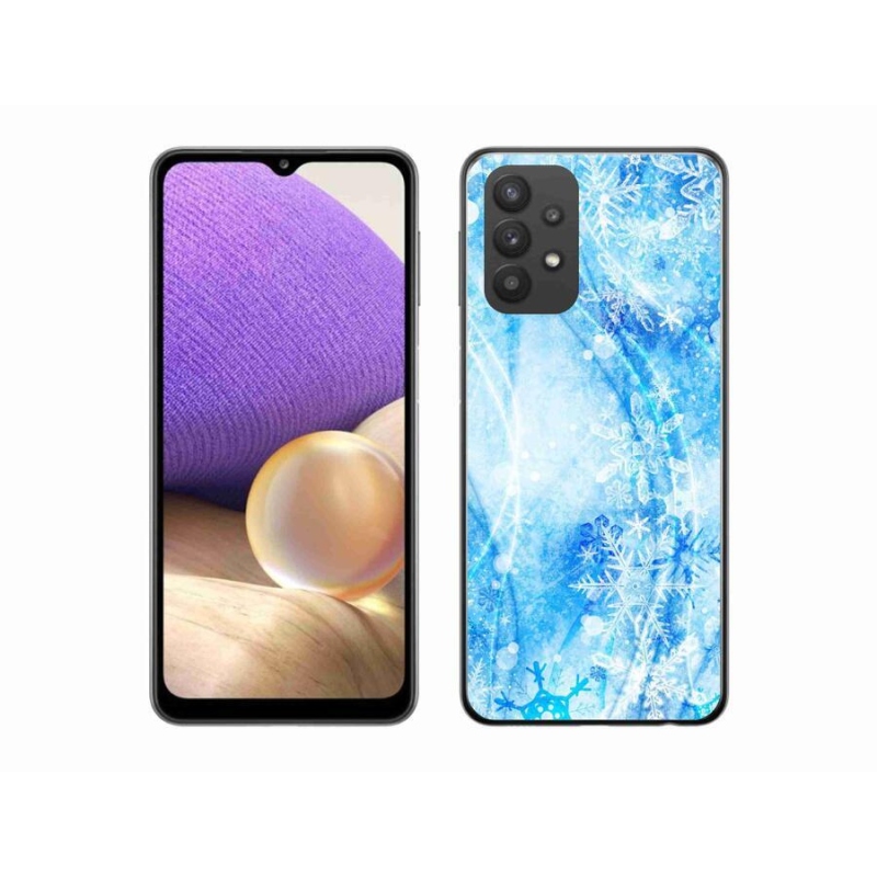 Zselés borítás mmCase Samsung Galaxy A32 5G - hópelyhekhez