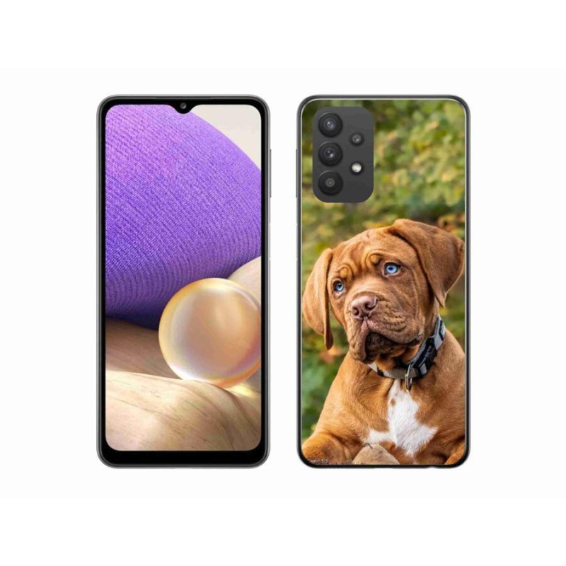 Zselés borítás mmCase Samsung Galaxy A32 5G - kölyökkutyakékhez