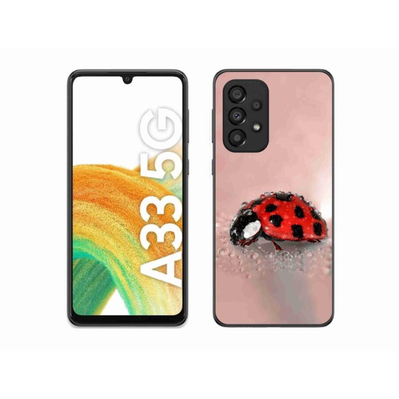 Zselés borítás mmCase Samsung Galaxy A33 5G - katicabogárhoz