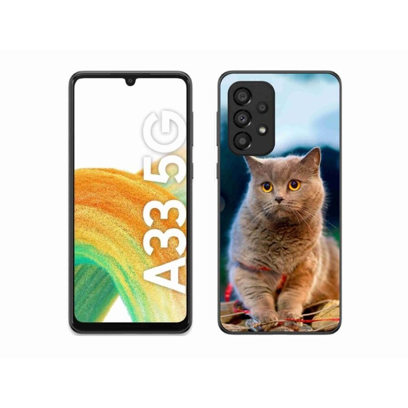 Gél védőhuzat mmCase Samsung Galaxy A33 5G - brit kék 2