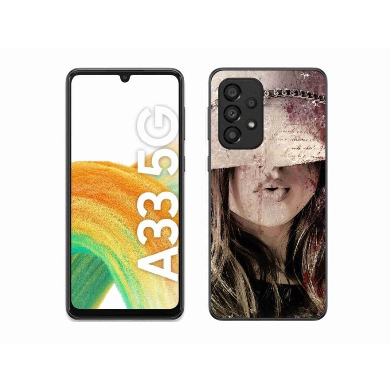 Gél borítás mmCase Samsung Galaxy A33 5G - lányhoz