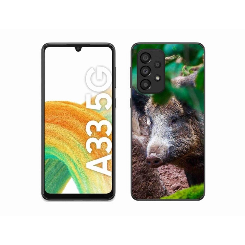 Gél borítás mmCase Samsung Galaxy A33 5G - vaddisznóhoz