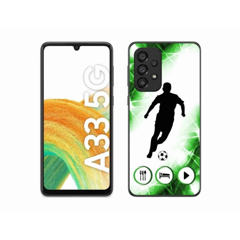 Gél borítás mmCase Samsung Galaxy A33 5G - focista számára