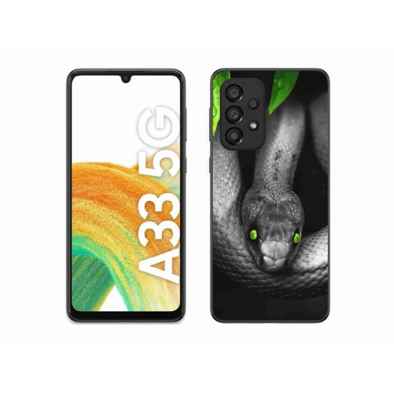 Gél védőburkolat mmCase Samsung Galaxy A33 5G - kígyó