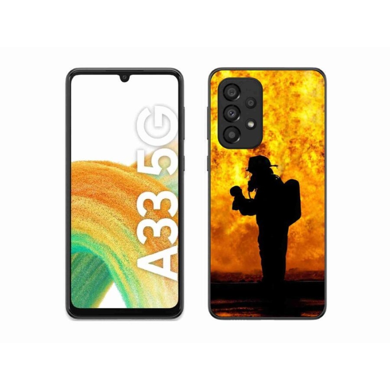 Gél borítás mmCase Samsung Galaxy A33 5G - tűzoltó számára