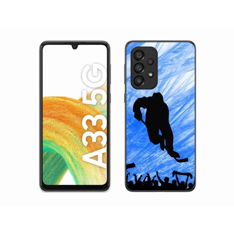 Gél borítás mmCase Samsung Galaxy A33 5G - hokijátékos számára