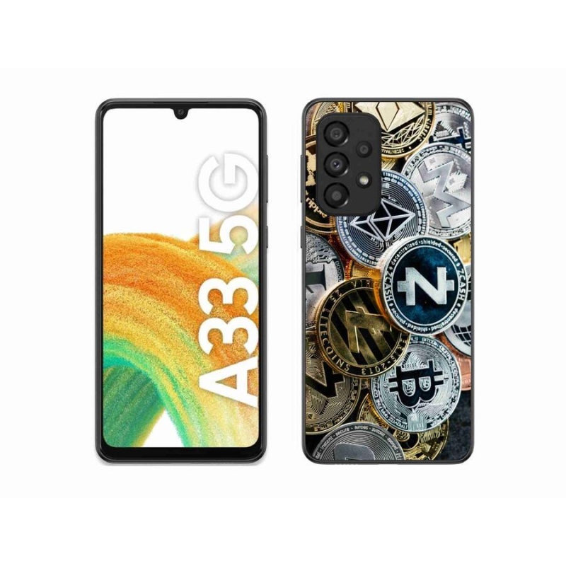 Gél borítás mmCase a Samsung Galaxy A33 5G számára - kriptovaluták