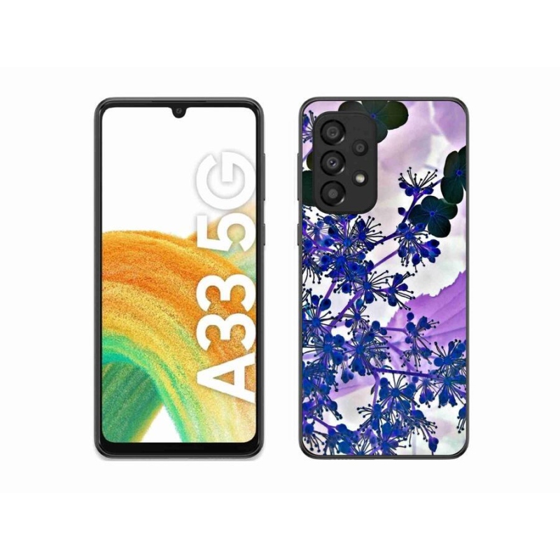 Zselés borítás mmCase Samsung Galaxy A33 5G - hortenzia virág
