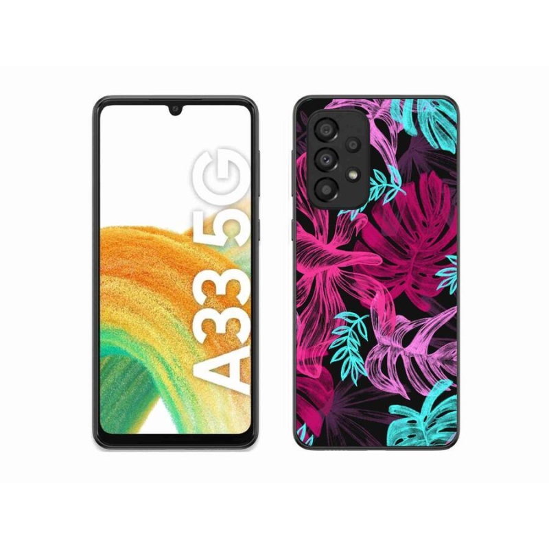 Zselés borítás mmCase Samsung Galaxy A33 5G - virágok 1