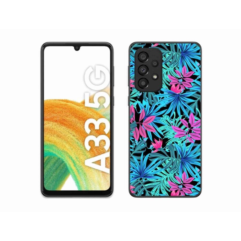 Gél borítás mmCase Samsung Galaxy A33 5G - virágok 3